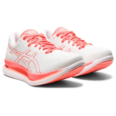 Asics Laufschuhe GlideRide Tokyo (Dämpfung) weiss/rot Damen